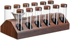 Glass Coffee Bean Cellar Tubes with Stainless Steel Stand - Image 2