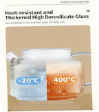 1.2L Glass Electric Kettle,Smart Microcomputer Temperature Control - Image 3