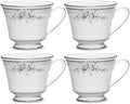 Noritake Sweet Leilani Set of 4 Teacups, 8 oz. by Noritake