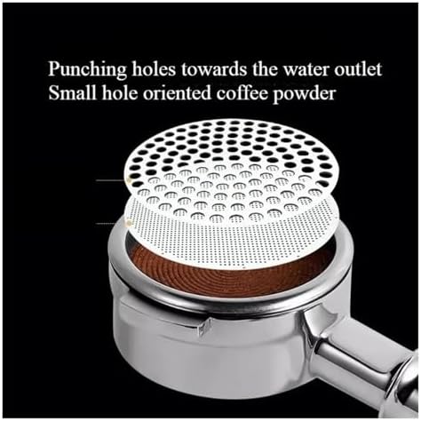 58mm Espresso Puck Screen 0.8mm Thickness Stainless Steel Reusable Coffee Filter Designed For Bottomless Portafilter Baskets，Water Flows Evenly(58mm) - Image 5