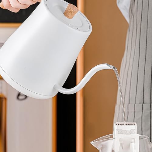 Gavigain Gooseneck Electric Kettle,Quick Heating Electric Kettle Stainless Steel Interior for Pour Over Coffee Tea Boiling Water for Home Office, Gavigainms9cyedh2p - Image 4