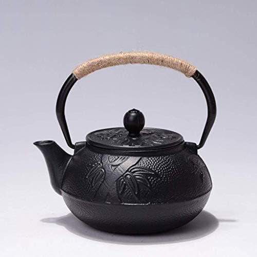 SGSG Japanese Tetsubin Tea Kettle Cast Iron Teapot Black 600ML by Unknown