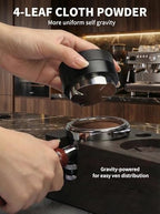 Barista Espresso Tamper 53.3/54mm, Spring Loaded Flat Base Tamper Kit - Image 3