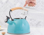 Stovetop Kettle Stainless Steel Kettle Teapot Stovetop Tea Flower Pot Whistling Kettles for Stove - Image 4