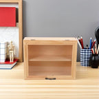ARTIBETTER Desktop Storage Rack Double Layer Beige Wooden for Tea Bags - Image 7