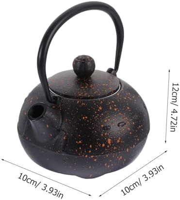 Tetsubin Iron Teapot 0.4l Small Vintage Black Tea Pot - Image 2