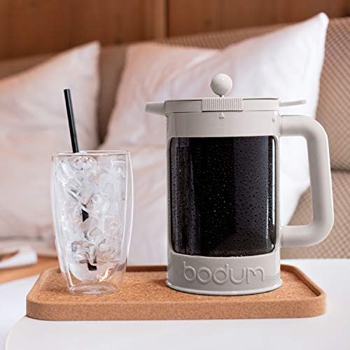 Bodum Bean Cold Brew Coffee Maker Set, 1.5 L/51 oz, White - Image 3