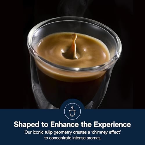 De'Longhi America 5513296651 Essential Collection Double Walled Thermo Espresso Glasses (Set of 6), Clear - Image 2