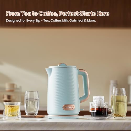 OLEGA Electric Tea Kettle: 1200W Fast Boil Electric Water Kettles 1.5L - Image 2