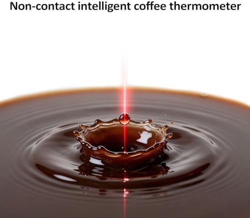 Non-Contact Infrared Coffee Thermometer,Infrared Thermometer Gun for Cooking Liquid Magnetic Thermometer with Stand, 0-100°C Range/Accuracy, Auto Calibration, Bilingual Switch, for Liquid - Image 6