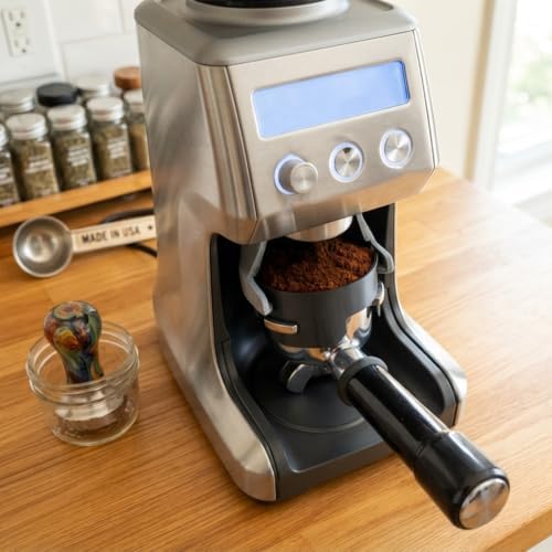 Portafilter Holder and Funnel for Breville Smart Grinder Pro 54mm – Dosing Funnel with Adaptor for Easy Coffee Ground Collection - Image 2
