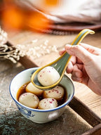 Gomakren Ceramic Asian Soup Spoons Set of 6, 6.5in Blue-Green Ramen Spoons & Pour Over Coffee Maker Ceramic Coffee Dripper, Single-Hole Cone - Image 4