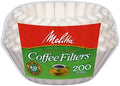 Melitta Basket Coffee Filters for 8-12 Cup, White, 200-Count (Pack of 24) by Unknown