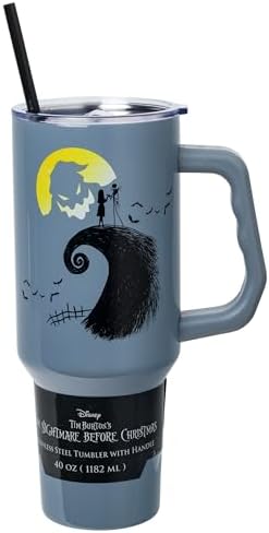 Silver Buffalo Nightmare Before Christmas, Stainless Steel Tumbler, 40oz by SilverBuffalo