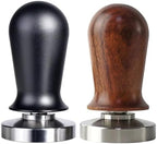 Calibrated Espresso Coffee Tamper 30lb Spring Loaded Elastic Coffee Tamper Aluminum/Wooden Stainless Steel Coffee Powder Hammer(Black Tamper-58mm) - Image 3