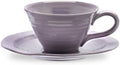 Portmeirion Sophie Conran Mulberry Teacup and Saucer, Set of 4 by Portmeirion