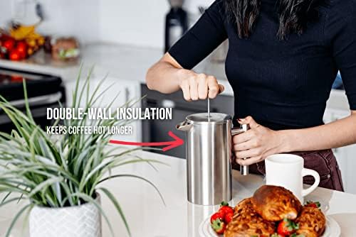 Barista Warrior Gooseneck Kettle & French Press Coffee Maker - Image 5