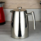 Belmont 3 Cup Double Walled Cafetiere Coffee Maker, Mirror Finish, 350ml - Image 5