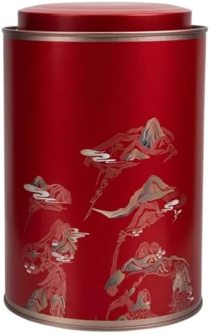 Tea Tinplate Canister Metal Jar with Airtight Lid - Image 2