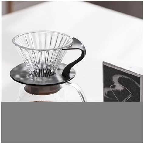 Coffee Filter Cup, Wide Grooves For Filter Fit,V-Shape Heat-Resistant Glass Coffee Dripper(CK5203) - Image 6