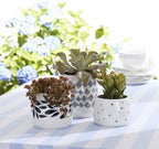 Lenox Blue Bay 3-Piece Canister Set with Lid, for Kitchen Counter - Image 6
