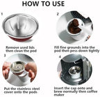 Reusable Coffee Capsule Lid for 150/230/414ML Refillable Pod - Image 6