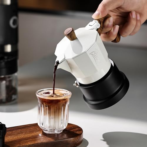 Bincoo Three Valve Espresso Maker Stovetop,Camping Moka Pot 2 Cup/120ML,Stove Top Espresso Italian Coffee Maker - Image 5