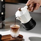 Bincoo Three Valve Espresso Maker Stovetop,Camping Moka Pot 2 Cup/120ML,Stove Top Espresso Italian Coffee Maker - Image 5