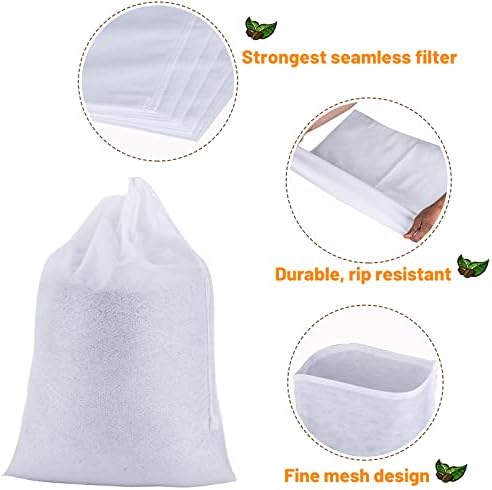 100 Pack Cold Brew Coffee Filters, 20" x 20", Fits 5 Gallon Brewers - Image 3