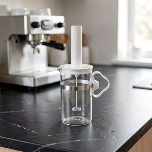 Rechargeable Handheld Milk Frother Wand with 3 Variable Speed - Image 6
