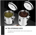 Coffee Bean Sealed Canister with Spoon, Stainless Steel Storage Jar - Image 6