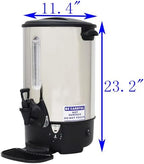 23L/24.3QT Hot Water Dispenser Commercial Electric Hot Water Bucket 1500W Fast Boiling with Temperature Control Electric Kettle for Office Restaurant Tea Shop & Event Venues 110V - Image 4