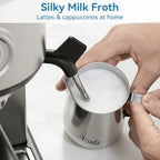 XIXUBX 20 Bar Espresso Machine, Milk Frother, Touchscreen & Pressure Gauge - Image 3