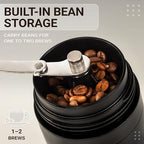 Manual Coffee Grinder for Camping and Travel, Portable Pour Over Brewer Kit - Image 5