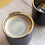 La Cafetière Double Walled Ceramic Espresso Mugs, Set of Two, 70ml, Black, LCDWMUG702PC - Image 5