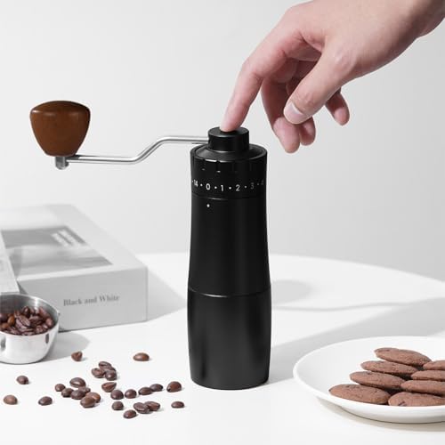 Portable Manual Coffee Grinder,with Stainless Steel CNC40 Conical Burr, All Metal Body, - Image 2