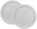 Titanium Coating Espresso Puck Screen 51/53/58.5mm Reusable Metal Filter 0.8mm Thickness Lower Shower Screen(2pcs 58.5mm) by Unknown