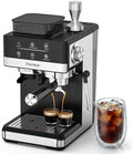 Espresso Machine with Grinder & Milk Frother, 20 Bar by Hausmojo