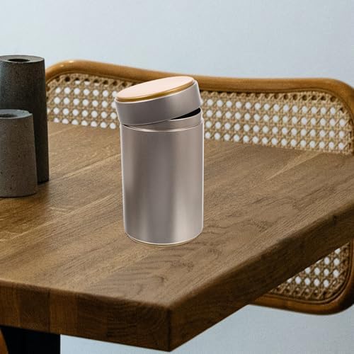 4pcs Large Gold Tin Tea Canisters Airtight Metal Food Storage Containers for Loose Leaf Tea Kitchen Organization Jars with Sealed Lids - Image 5