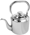 Stainless Steel Teapot with Infuser 304 Stove Top Tea Kettle for All Stovetops, 1.5L Whistling Gooseneck Spout Easy Pour & Wide Opening (1.5L) by Serounder