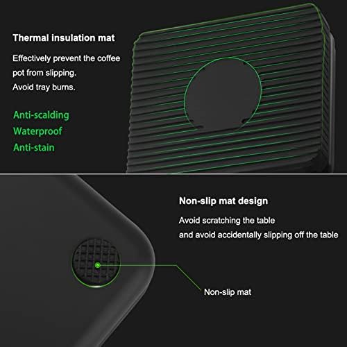 Drip Coffee Scale, Pour Over Coffee Scale with Timer Portable Electronic Digital Kitchen Scale Food Weighing (Black 5KG/0.1) - Image 5