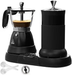 Electric Espresso Machine with Milk Frother 2 in 1 Efficient by Vaolvpant