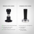 ZJchao 58.5mm Calibrated Coffee Tamper Spring Loaded with 3 Base Sizes Ergonomic Handle for Machine - Image 5