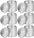 Operitacx 6pcs Double Lid Tea Tin Canisters Airtight Food-grade Tinplate Storage Jars for Loose Leaf Tea Candy Coffee Kitchen Organization by Operitacx