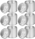Operitacx 6pcs Double Lid Tea Tin Canisters Airtight Food-grade Tinplate Storage Jars for Loose Leaf Tea Candy Coffee Kitchen Organization by Operitacx