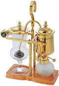 Siphon Coffee Maker Kit, 400ML/13.5Oz Belgian/Belgium Family Balance Syphon Coffee & Tea Brewer Elegant Double Ridged Fulcrum with Tee Handle by RudiUsoy