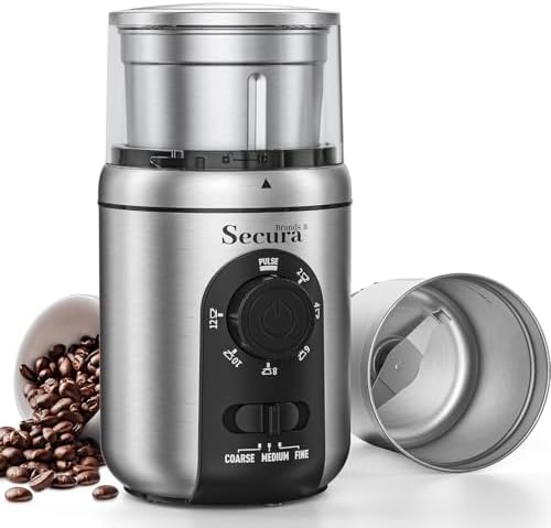 Secura Brands Electric Coffee and Spice Grinder by Secura+Brands
