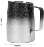 Stainless Steel Coffee Frothing Pitcher, 450ml (Gradient Silver) - Image 6