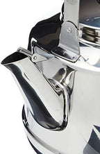 Extra Large Size 7.5 Liter Zebra Polished Mirror Finish Stainless Steel Whistling Canister Stovetop Teakettle Tea Kettle Teapot, Gas Electric Induction Compatible - Image 5