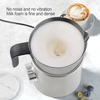 900ml Electric Milk Frother, Stainless Steel 4 Preset Modes, LED Display, Cold and Hot Milk Foam Maker for Latte, Cappuccino, Coffee, Easy Clean, Quiet Operation - Image 5